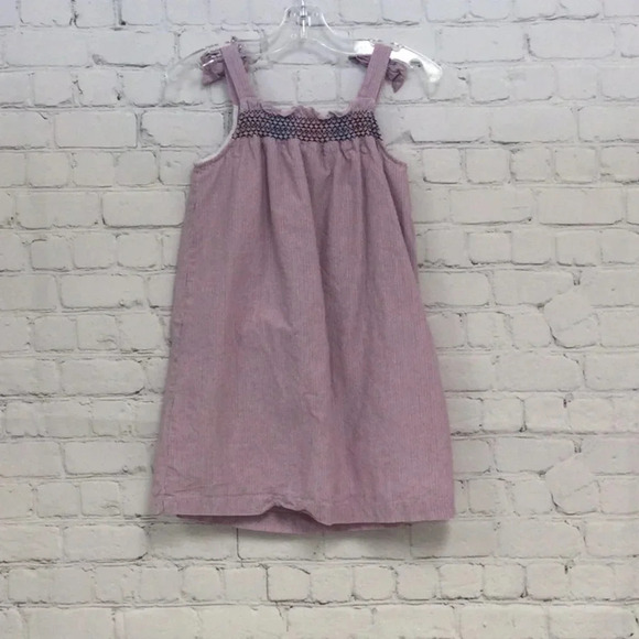 Crown & Ivy kids Pinstripe Smock Dress size 6 Girls - Picture 6 of 6